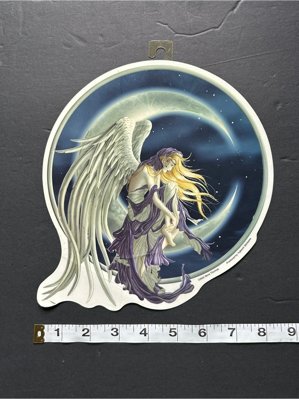 Rare Vintage Large 2005 Fairy Crescent Moon StickerDecal  Nene Thomas Moonlight